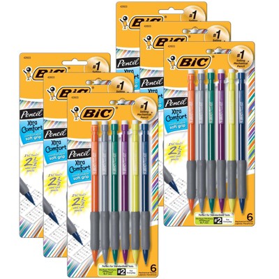 Bic® Matic Grip® Mechanical Pencils, 0.7mm, 5 Per Pack, 6 Packs : Target