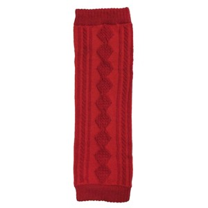 Wrapables Animals and Fun Colorful Baby & Toddler Leg Warmers, Argyle Red - 1 of 4