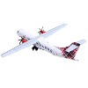 ATR 72-600 Commercial Aircraft "Loganair - Scotland's Airline" White with Red Plaid Tail 1/200 Diecast Model by GeminiJets - 4 of 4