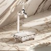 Vintage Industrial Faucet Design Candlestick, Rustic Style, 5.7'' Length Tray, Weathered White Finish, Indoor and Outdoor Decor, 1pc - 2 of 4