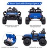 24V Kids Ride on 2 Seaters Electric Car with Remote Control, 2 * 120W Motors Battery Powered 20" Extra Large Seats+15.5" XL Wheels - 2 of 4