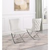 Best Master Furniture,Blythe Velvet Dining Chairs, Set of 2 - 2 of 2