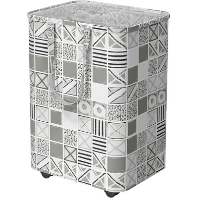 Generic Houseware Large 82L Laundry Basket with Wheels, Collapsible Wat