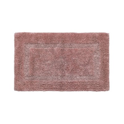 Lux Premium 100% Cotton Ultra-Soft Reversible Bathroom Rug-Durable Tufted Weave, Highly Absorbent Solid Pattern for Multipurpose use