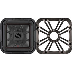 Kicker 46L7T122 L7T L7-Thin 12-Inch (30cm) Subwoofer, Dual Voice Coil, 2-Ohm, 600 Watt w/ Charcoal LED Grill Bundle - 1 of 4