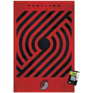 Trends International NBA Portland Trail Blazers - Logo 25 Unframed Wall Poster Prints - 1 of 4