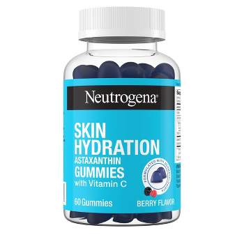 Neutrogena Skin Hydration Astaxanthin Gummies with Vitamin C - Berry Flavor - 60 ct