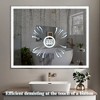 LED Bathroom Vanity Mirror Wall Mounted Adjustable White/Warm/Natural Lights Anti-Fog Touch Switch - 2 of 4