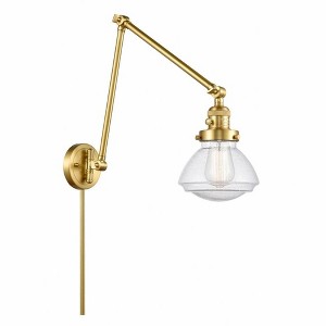 Olean - 1 Light Double Extension Swing Arm Wall Sconce In Industrial Style-27.75 Inches Tall and 8.75 Inches Wide - 1 of 1