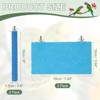 Unique Bargains Bird Perch Stand Wooden Parrot Perch Stand Toy Paw Grinding Stick Bird Cage Accessories 4 Pcs - 2 of 4