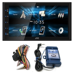 JVC KW-M150BT Digital Media Receiver featuring 6.8" WVGA Capacitive Monitor with PAC SWI-RC Steering Wheel Interface - 1 of 4