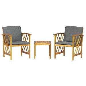 WestinTrends 3-Piece Outdoor Patio Seating Set with Seat Cushions - 1 of 4