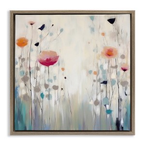 Stupell Industries Pastel Poppies Painting, 18" x 18" - 1 of 4