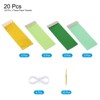 Unique Bargains Party Decoration Reusable Strong Rope Tassel Garland Banner 20 Pcs - 3 of 4