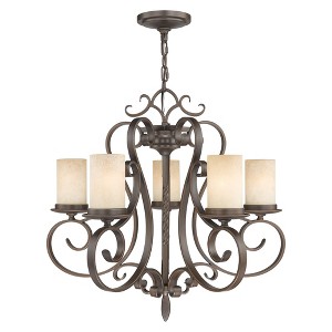 Livex Lighting Millburn Manor 5 - Light Chandelier in  Imperial Bronze - 1 of 4