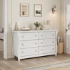 6/7 Dresser for Bedroom, 54 in Wide Drawer Dresser with Storage Freestanding, Wooden Closet Storage Chest for Living Room, Bedroom, Entryway - 4 of 4