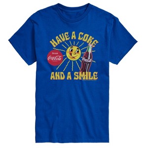 Men's - Coca-cola - Have A Coke And A Smile Short Sleeve Graphic T-Shirt - 1 of 3