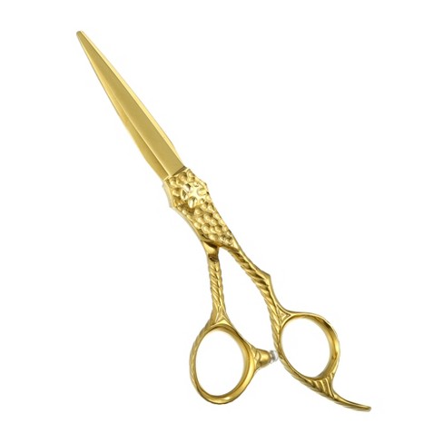 Unique Bargains Hair Scissors, Hair Cutting Scissors, Professional Barber  Scissors, Stainless Steel Razor, 6.89 Long Gold Tone : Target