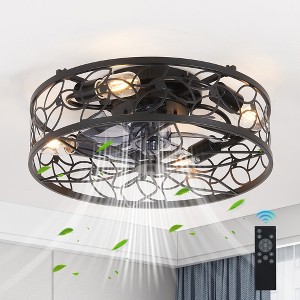 Bella Depot Flush Mount Ceiling Fan with Light - 1 of 4
