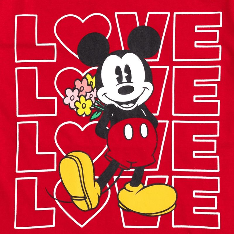 Disney Mickey Mouse T-Shirt Toddler to Big Kid - Valentine's Day, St. Patrick's Day, July 4th, Christmas, Halloween, 3 of 7