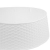 Northlight 21" White Rattan Pattern Medium Christmas Tree Collar - image 4 of 4