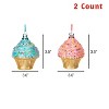 Every Day is Christmas Glass Blown Ornaments Cute Figurines Tree Decoration, Shatterproof, Unique, Hand Made - 2 of 4