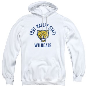 Fort Valley State University Official Wildcats Logo Adult Pull-Over Hoodie - 1 of 4