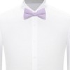 Jacob Alexander Men’s Seersucker Striped Pre-Tied Clip-On Bow Tie - 3 of 4