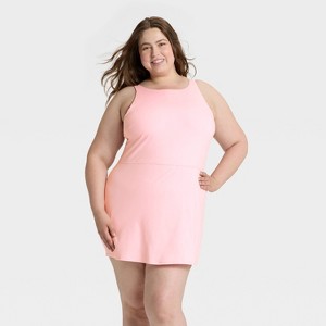 Women's Knit High Neck Active Dress - All In Motion™ - 1 of 4