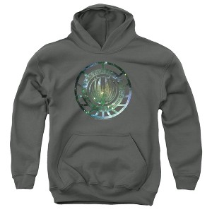 Boys’ Battlestar Galactica Galaxy Emblem Hooded Sweatshirt - 1 of 4