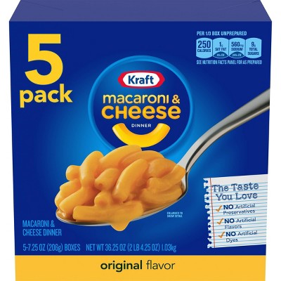 Kraft Macaroni Cheese Original 5pk Target