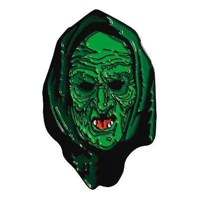 Trick or Treat Studios Adult Don Post Studios Witch Enamel Painted Lapel Pin - Green