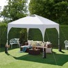 Yaheetech 6FT Portable Canopy Tent with Roller Bag & Sandbags & Guy Lines & Ground Stakes - 2 of 4