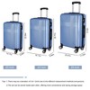 3 Piece Light Weight Luggage Sets With Tsa Lock, ABS Suitcase Set With Hooks And Spinner Wheels For Travel, Multi-Color Available - 2 of 4