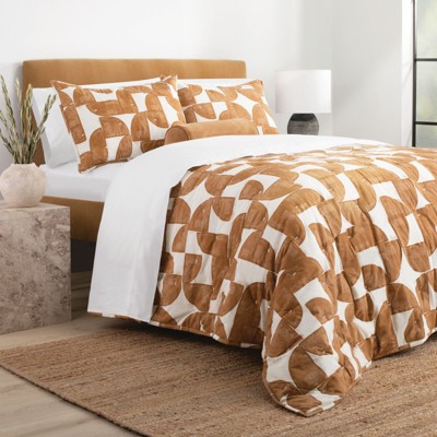 Nate Home By Nate Berkus Printed Shapes King Quilt Set Bronze White   GUEST B7762081 3ce1 40ff 8a6d A3d192cfa2cc