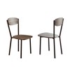 5-Piece Dining Set with Round Table and 4 Chairs - 2 of 4