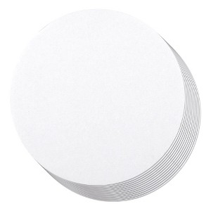 Juvale 12 Pack 12 Inch Cardboard Cake Rounds for Baking Supplies, Desserts, White - 1 of 4