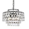 Elegant Lighting Mila 18 inch pendant in black - 3 of 4