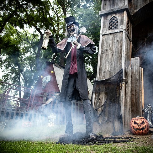 Seasonal Visions Animated Graveyard Host Halloween Decoration ...