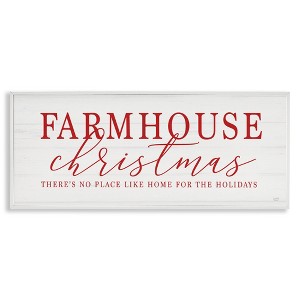 Stupell Industries Farmhouse Christmas No Place Like Home Framed Giclee Art - 1 of 4