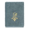 Linum Home Textiles 100% Turkish Cotton MONICA Gold Thread 3PC Embellished Towel Set - 4 of 4