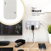 GE 6-Outlet Surge Protector 490J 6' Braided Cord Gray/Cream - 2 of 4