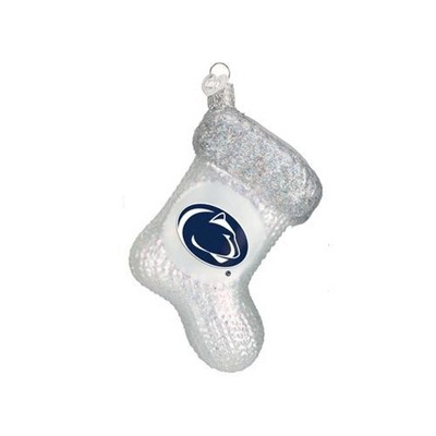 Old World Christmas Glass Blown Ornament for Christmas Tree, Penn State Nittany Lions Stocking