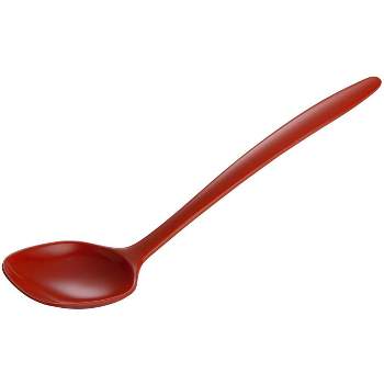 Gourmac Hutzler 12 Inch Melamine Spoon, Red