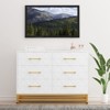 6 Drawer Dresser for Bedroom, Tall Chest with Soft-Close Glides, Anti-Tip Kit - 2 of 4