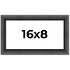 PosterPalooza | Panoramic Refined Black Picture Frame - UV Acrylic, Foam Board Backing, Hanging Hardware - 2 of 4
