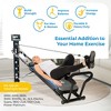 Total Gym PILS Men & Women Full Body Pilates Workout Kit, w/ Instructional DVD, Toe Bar, Leg Pull Accessory, Leg Extension Rope, & Ankle Cuffs, Black - 2 of 4