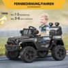 Electric Ride-on Car, 12v 4.5AH Dual Motor 35w Power, Single Seat Car Style for Kids, Durable Children's Outdoor Toy Vehicle Bithday - 4 of 4