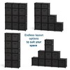 Nestl Cube Organizer Shelves With Cubby Bins, DIY Cube Storage Shelves with Cubbies  Storage Bins - 4 of 4