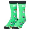 Crazy Socks-Sports Print Crew Socks-Fun Athletic-Themed Novelty Designs-Large for Men & Women-Soccer, Golf, Basketball - 2 of 4